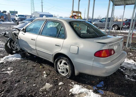 2002 Toyota Corolla S из США, поврежденный, VIN 2T1BR12E52C557427